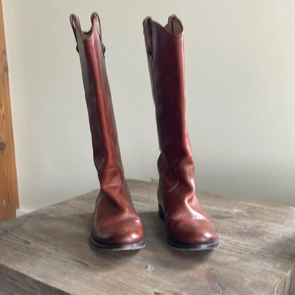 Frye, brown tall boots, size 8.5 - Picture 1 of 6